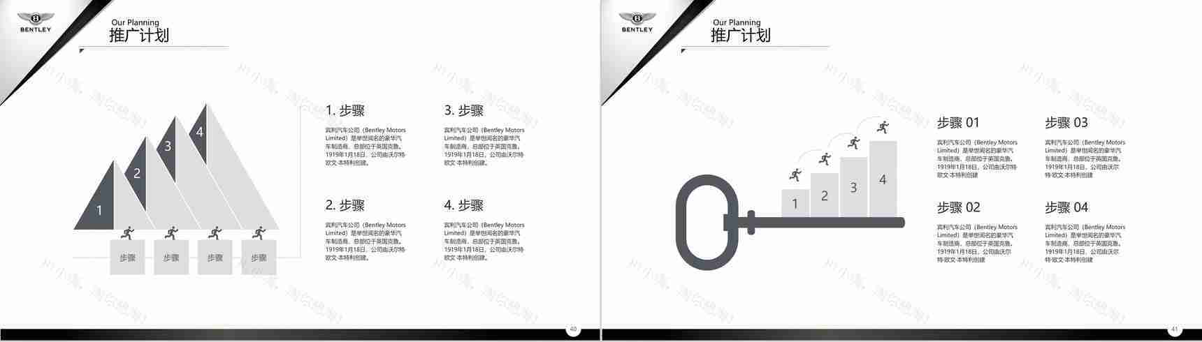 宾利汽车品牌介绍汽车营销PPT模板-21