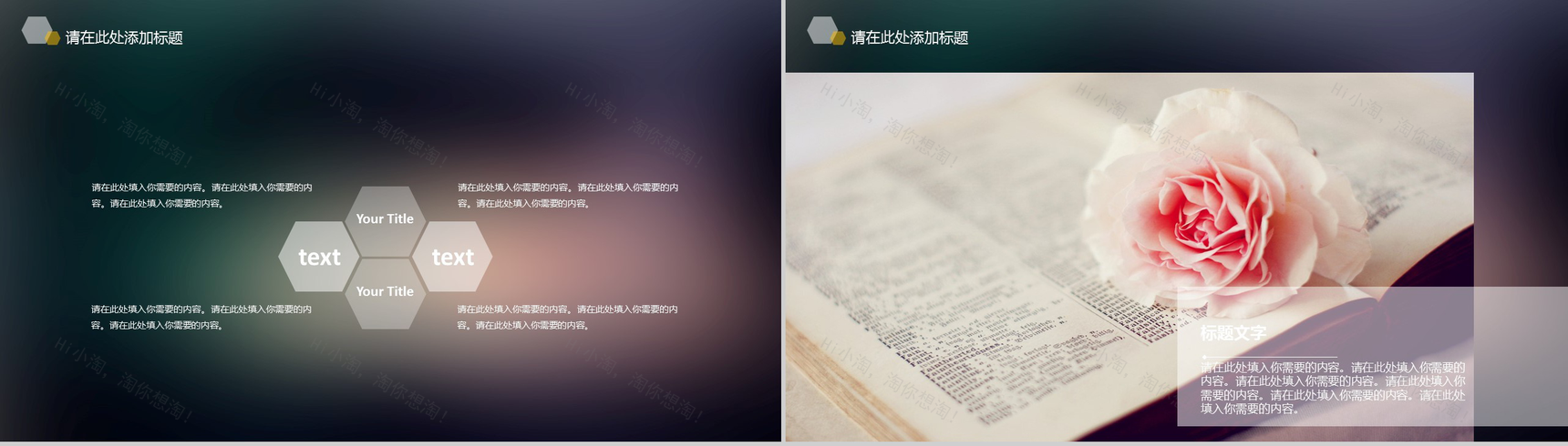 欧美商务唯美大气产品宣传推广PPT模板-3