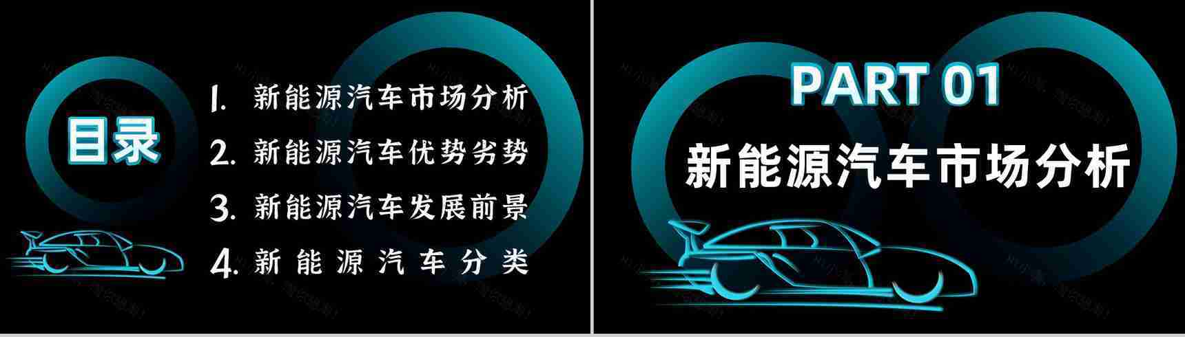 新能源汽车的发展现状优点缺点市场分析发展前景及趋势优劣势PPT模板-2