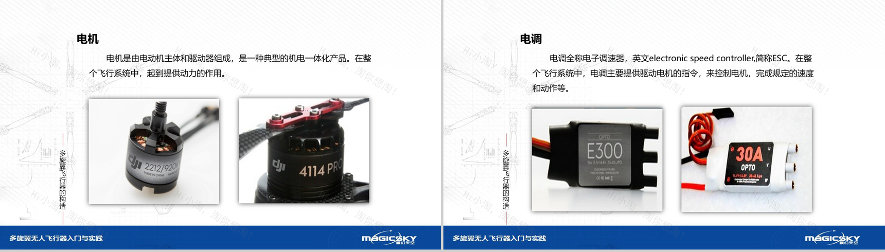 多旋翼无人飞行器入门与实践PPT模板-55