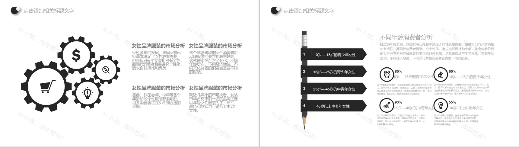 简约时尚品牌服装宣传策划推广汇报PPT模板-8