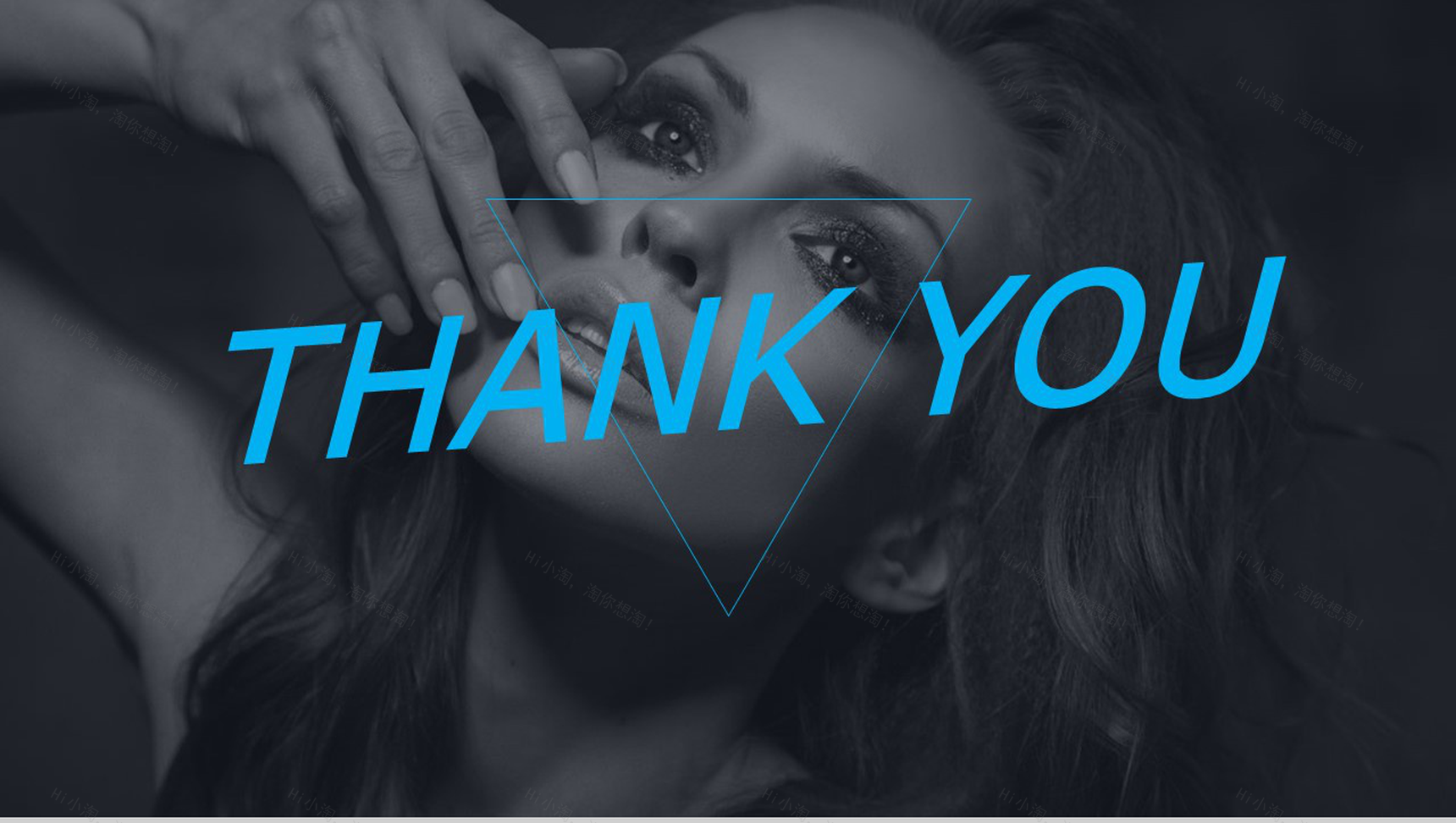 高端时尚品牌发布会模特画册PPT模板-11