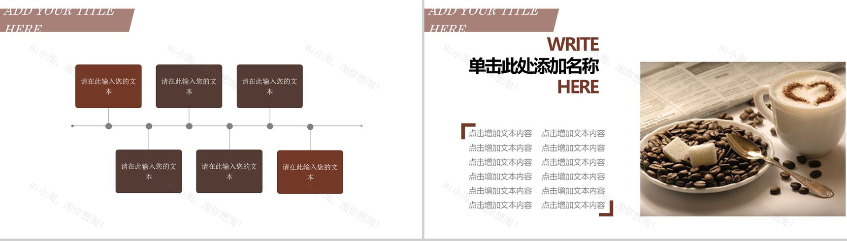咖啡餐饮文化推广宣传PPT模板-9