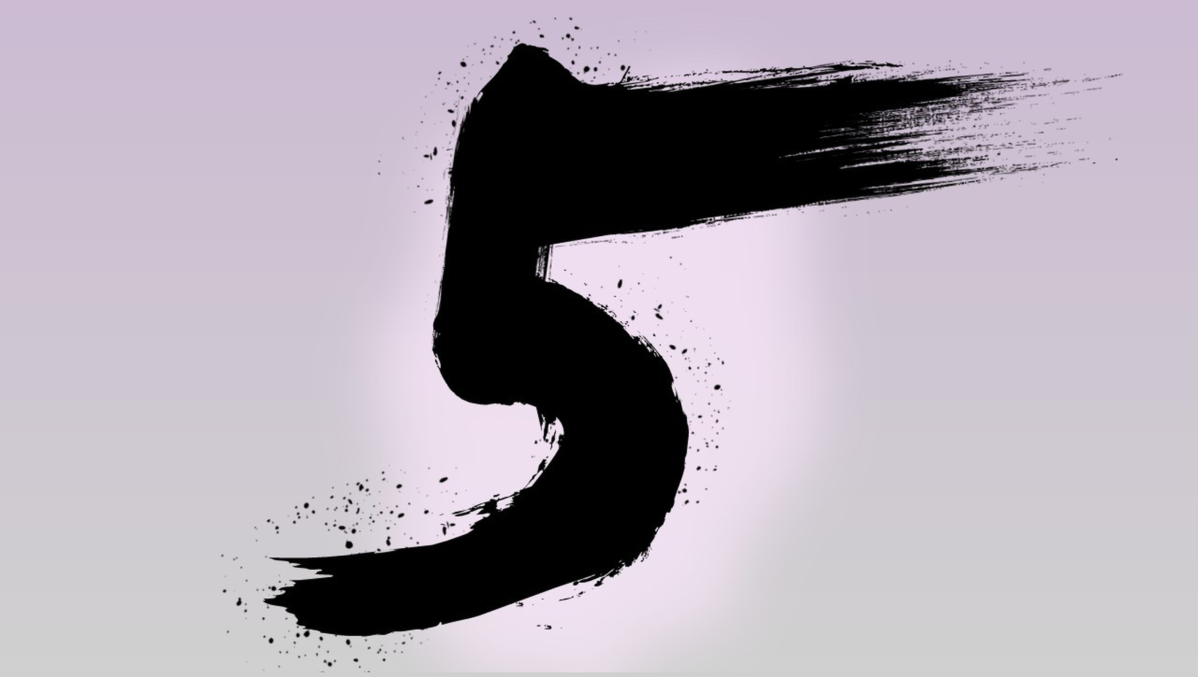 中国风泼墨倒计时简约创意发布会PPT模板