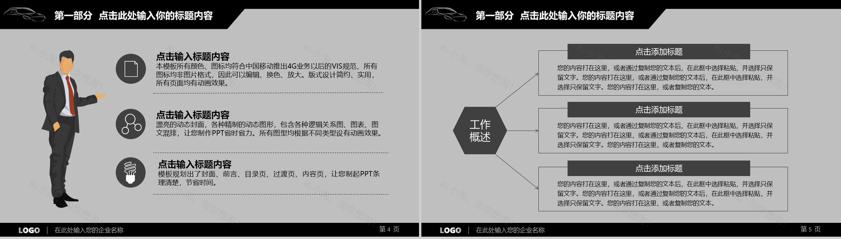 黑色炫酷汽车行业营销宣讲PPT模板-3