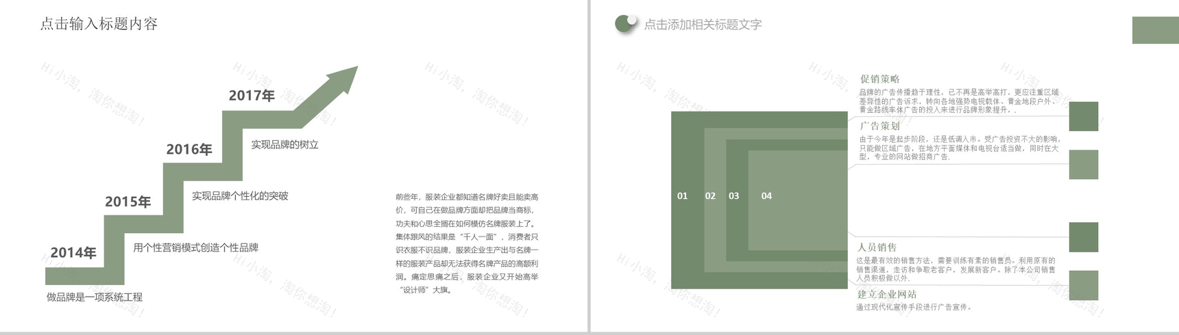 清新简约杂志风时尚服装宣传画册汇报PPT模板-3