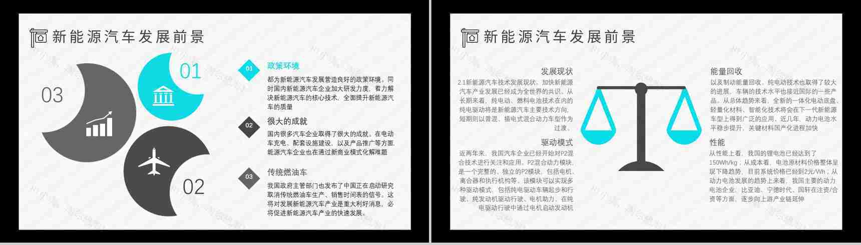 新能源汽车的发展现状优点缺点市场分析发展前景及趋势优劣势PPT模板-7