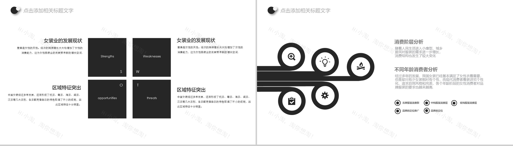 简约时尚品牌服装宣传策划推广汇报PPT模板-4