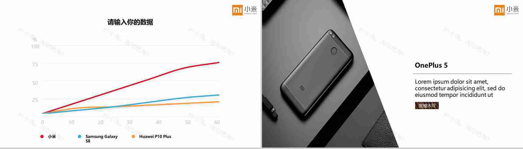 小米手机新品发布宣传PPT模板-7