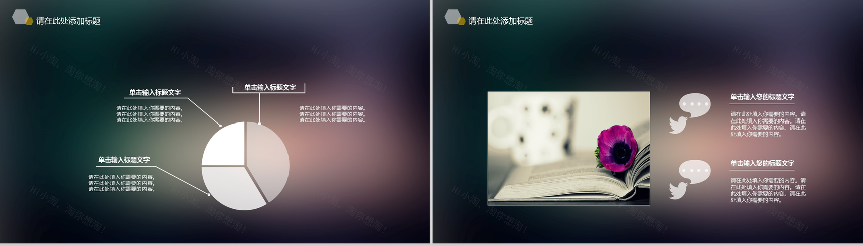 欧美商务唯美大气产品宣传推广PPT模板-9