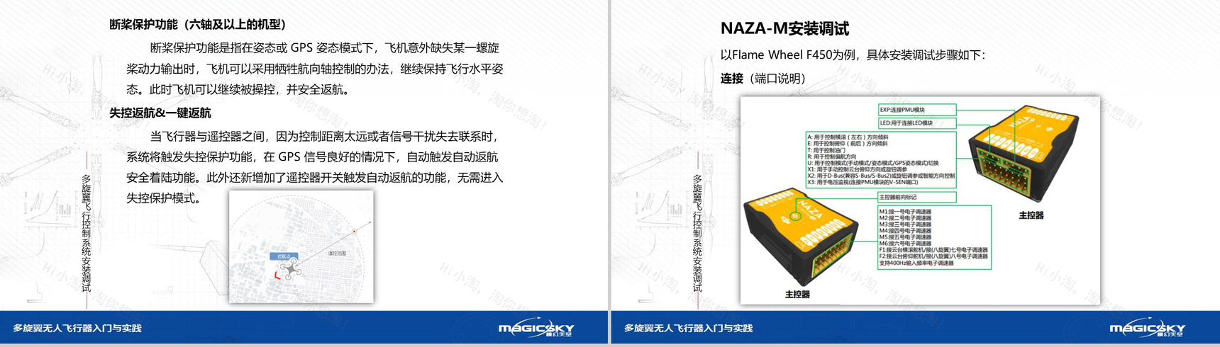 多旋翼无人飞行器入门与实践PPT模板-29