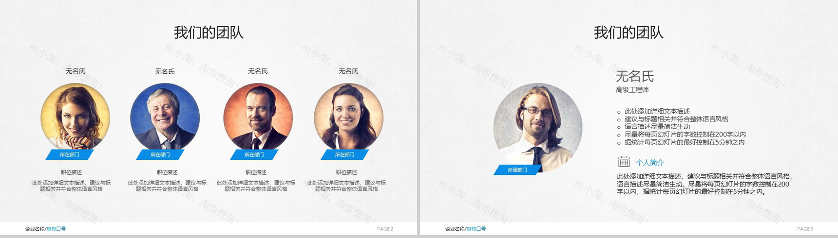 简洁大气欧美风格产品介绍实习转正述职报告PPT模板-2