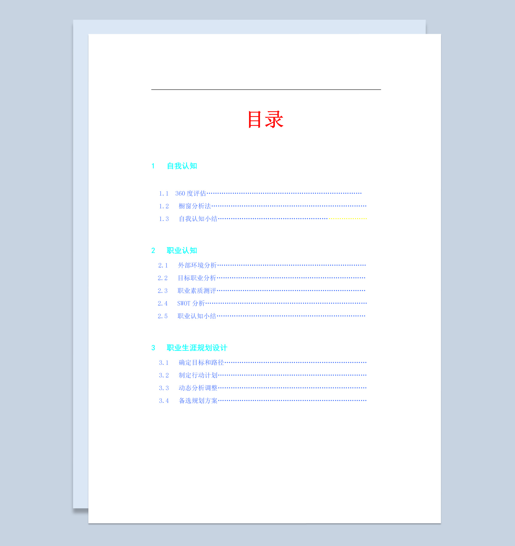助产专业我的职业生涯规划书范本Word模板