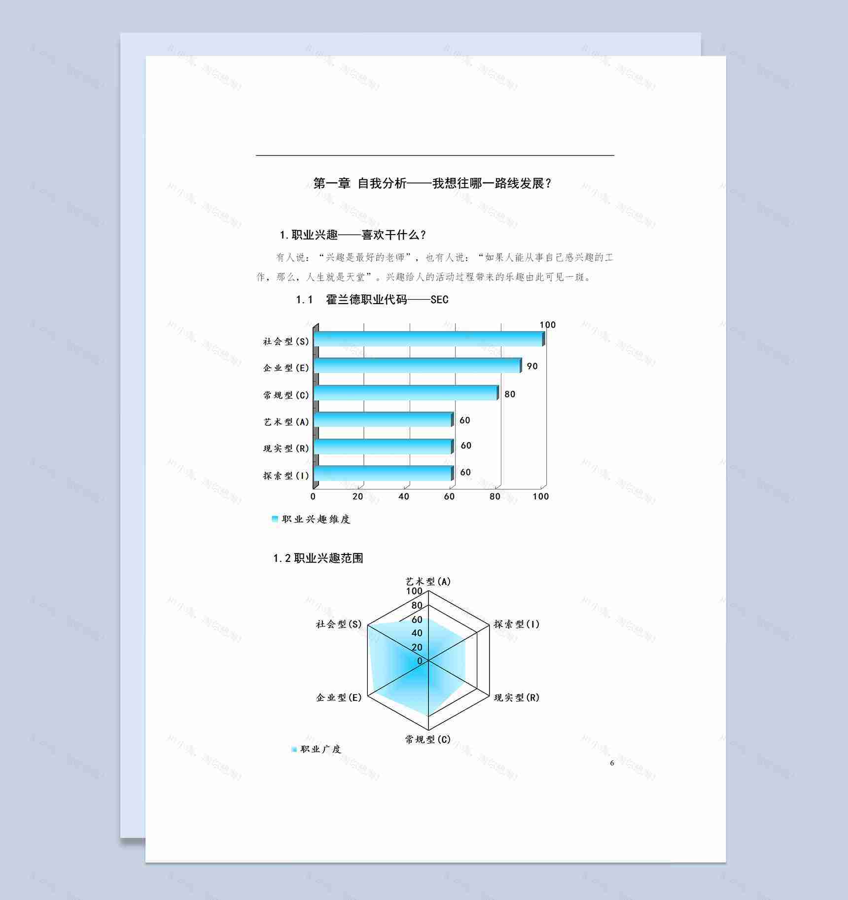 商务大气大学生通用个人职业生涯规划书Word模板-3
