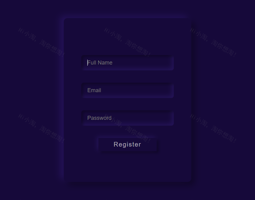 ui页面布局模板，简约的新拟态网页设计