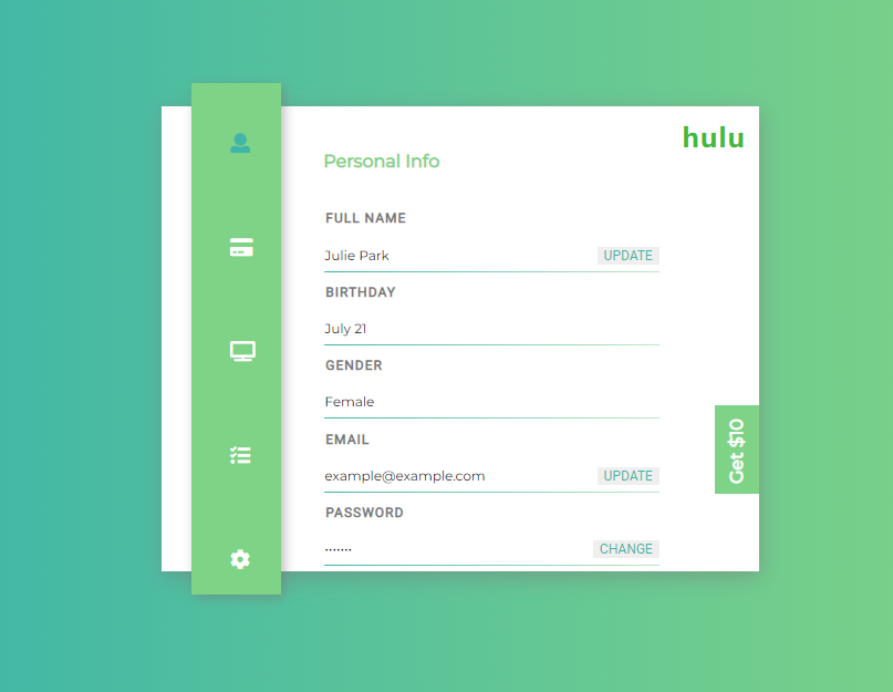 UI设计简历模板，优质的个人信息ui设计