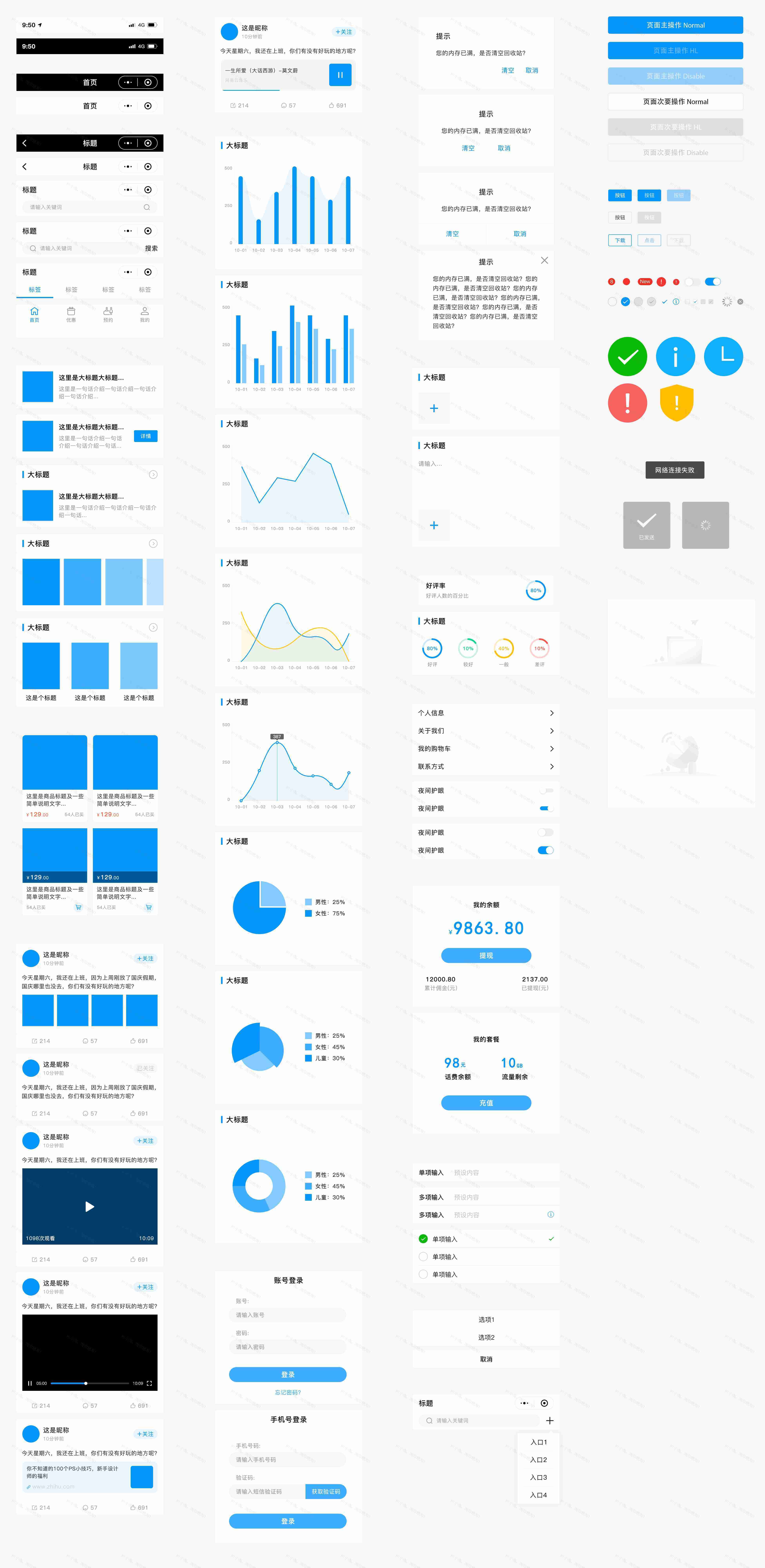 常用的小程序页面ui工具包