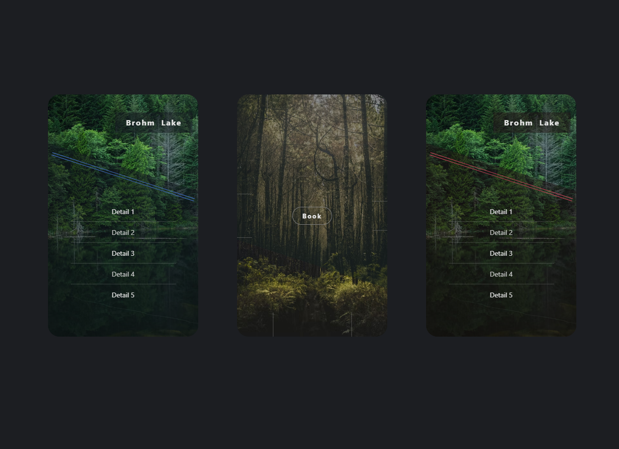卡片翻转特效制作，Ui卡片式设计模板