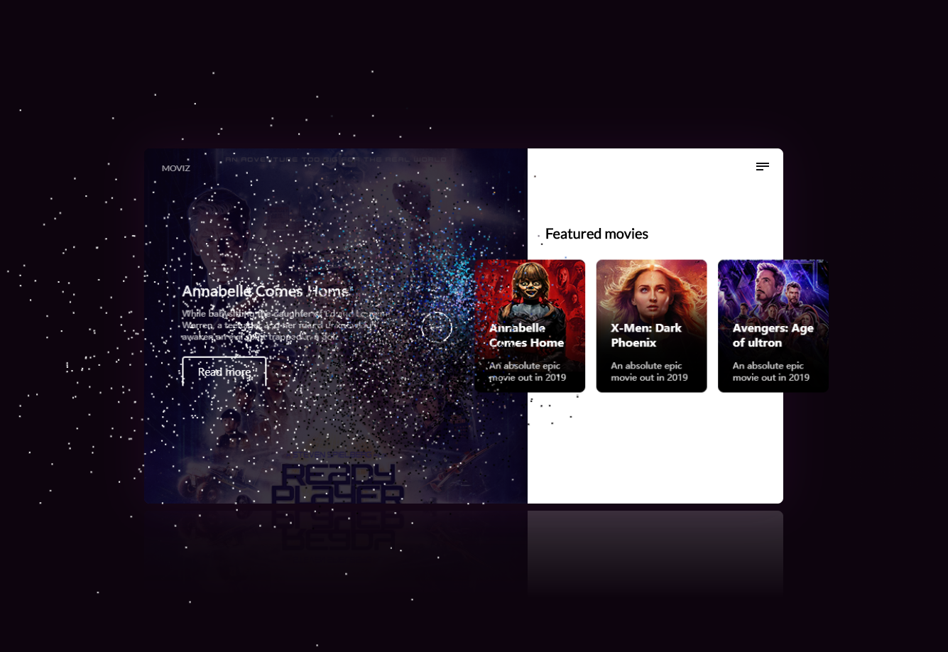 简单的粒子特效代码html，ui界面设计模板