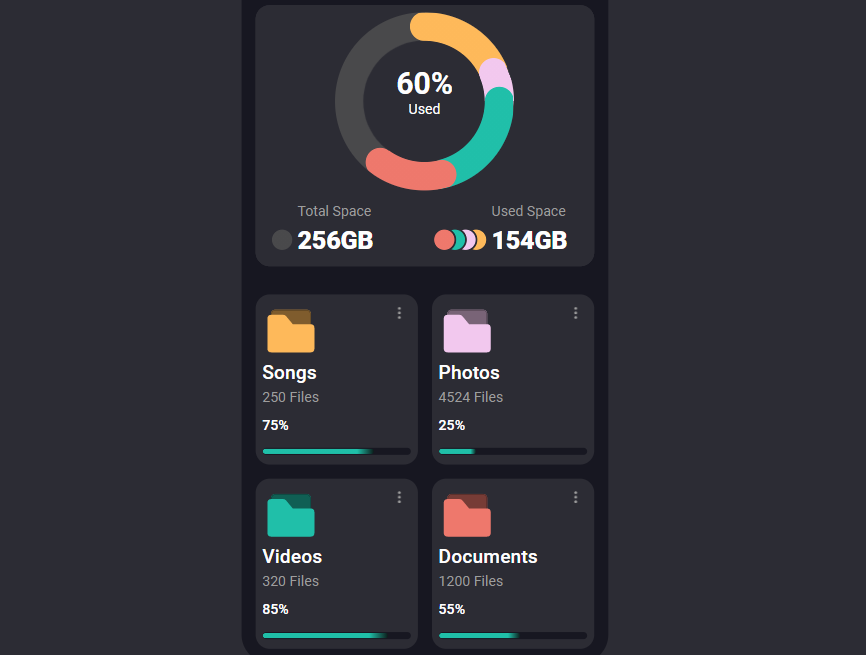 ui动画制作，文件管理器模板