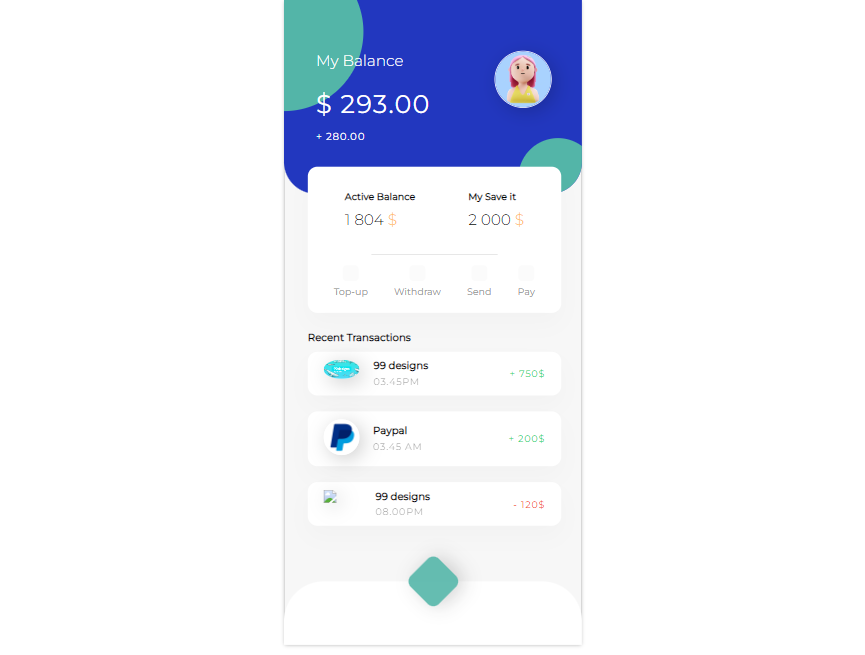 界面ui设计，钱包app界面设计模板