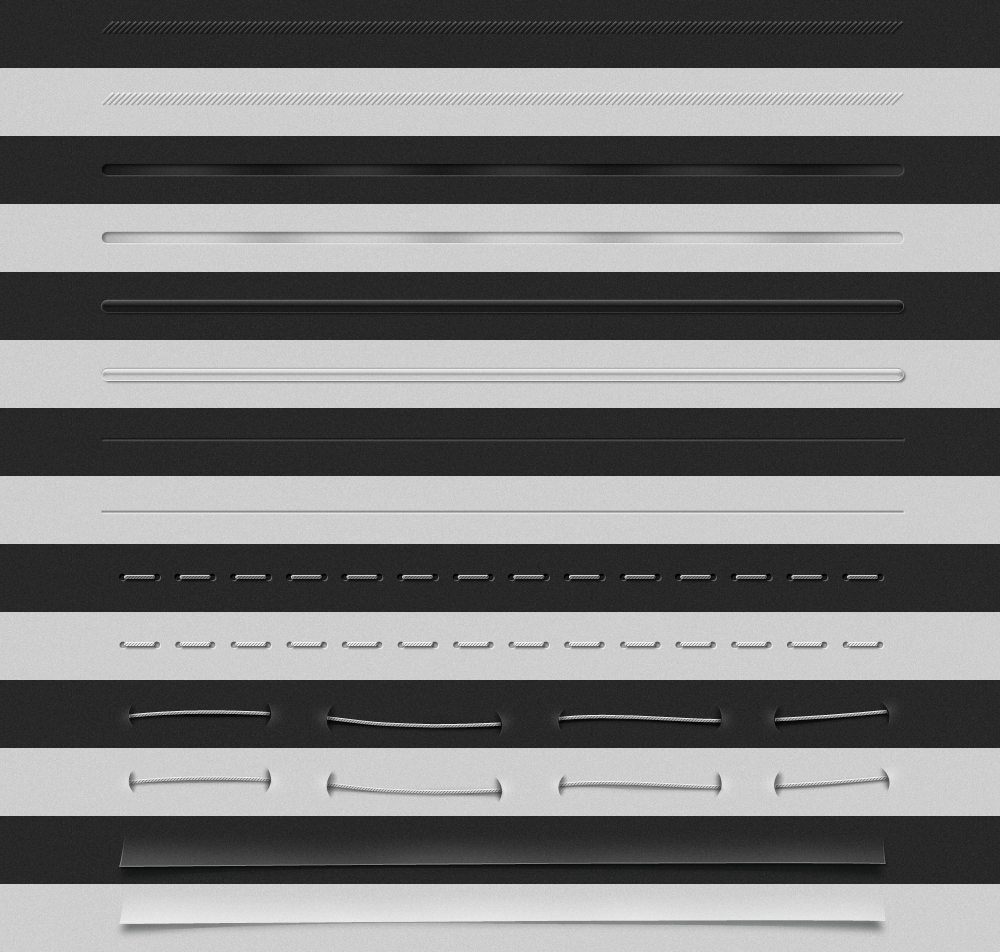 网页面底部分割线ui界面素材_页脚分割线ui素材下载