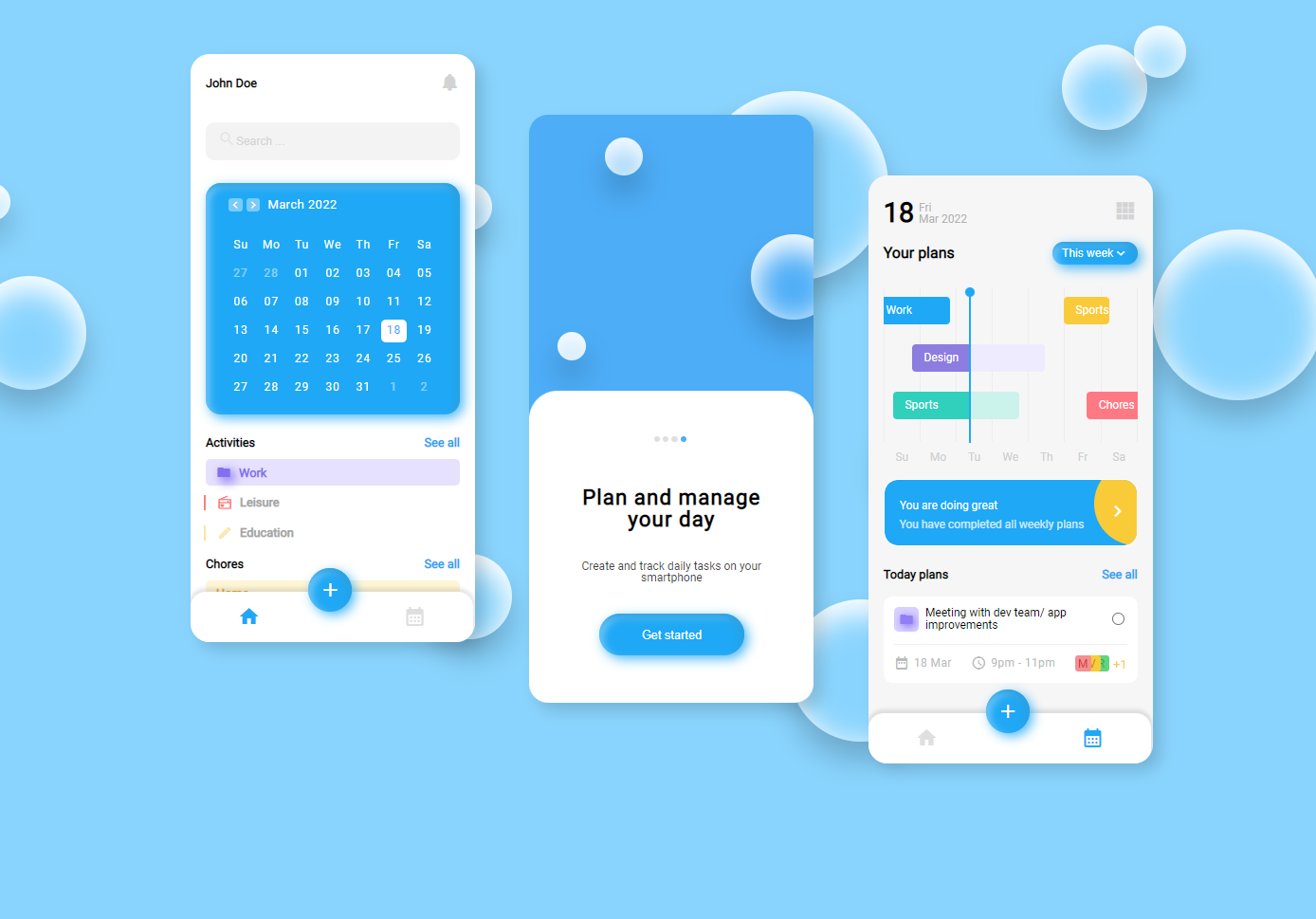 ui界面设计素材下载，任务管理app界面图片必备
