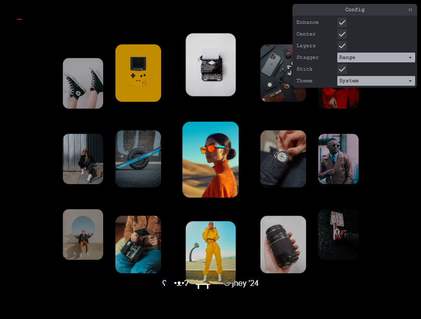 新奇用户界面css网格布局案例设计