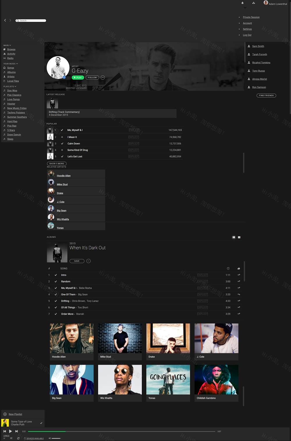 音乐播放界面ui设计，ui播放器界面设计
