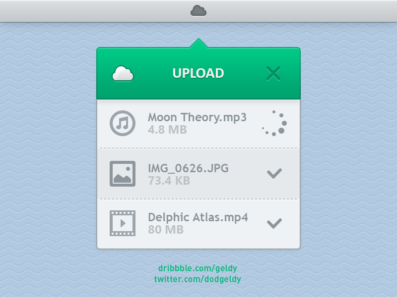 上传到云端菜单ui界面设计_网页菜单栏ui界面素材下载
