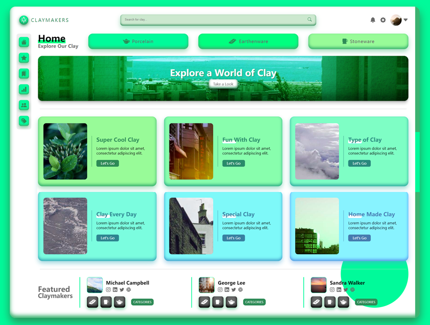 仪表界面ui，响应式黏土形态网页制作