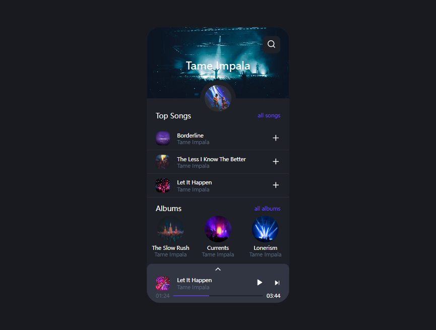界面ui，音乐播放器界面设计模板