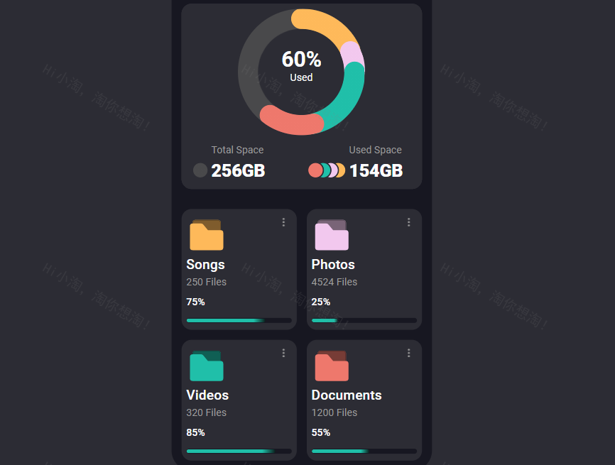 ui动画制作，文件管理器模板