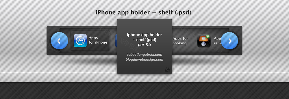 iphone app应用程序管理ui界面设计_iphone ui psd管理界面设计