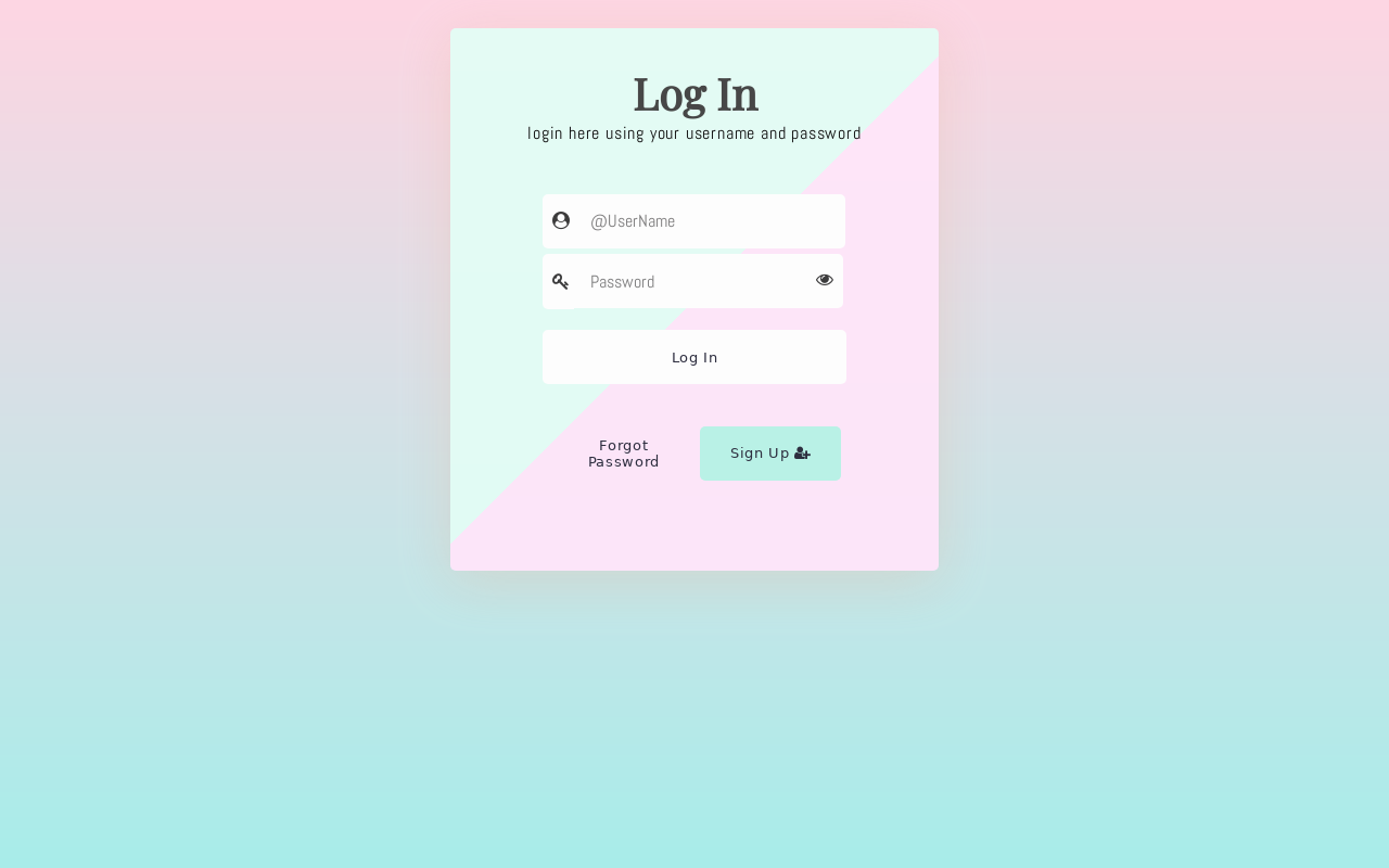 登录页面模板html，小清新登录页面设计