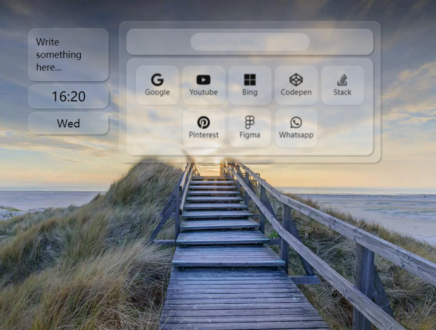 实用玻璃遮罩仪表ui设计效果