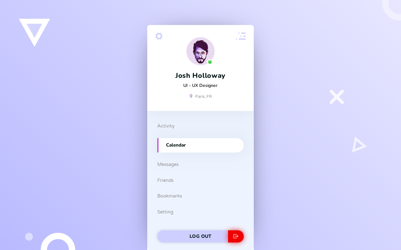ui列表页面设计，菜单界面ui设计