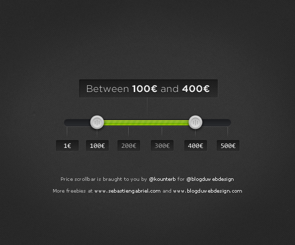 调整大小价格进度条ui界面设计素材下载