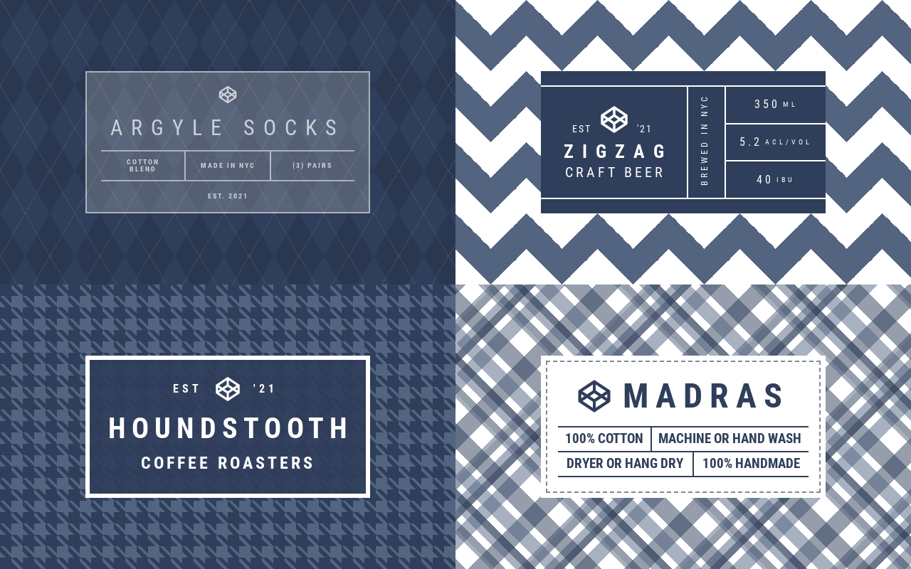 产品标签样式模板，精美的标签设计模板