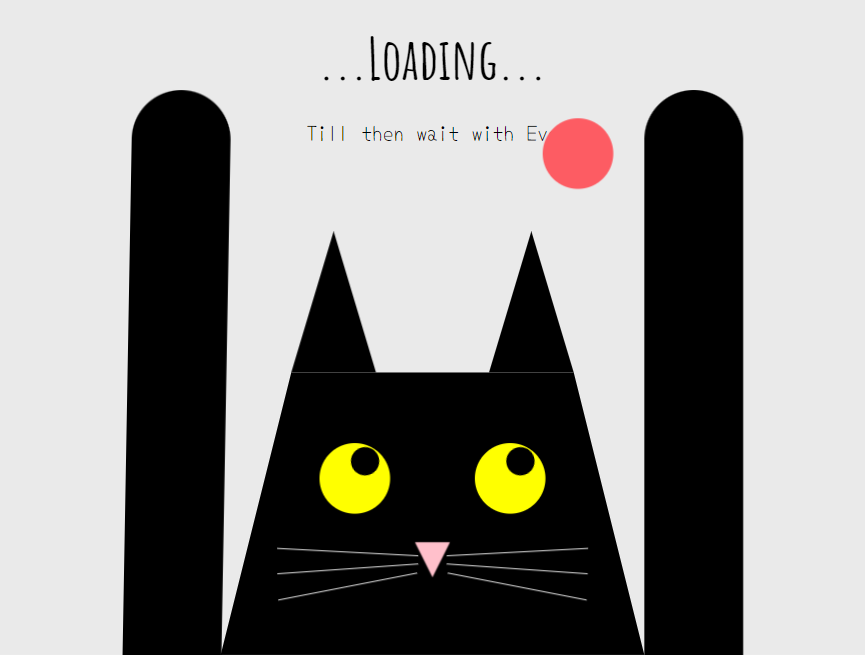 黑猫伊芙loading界面动态表情包模板