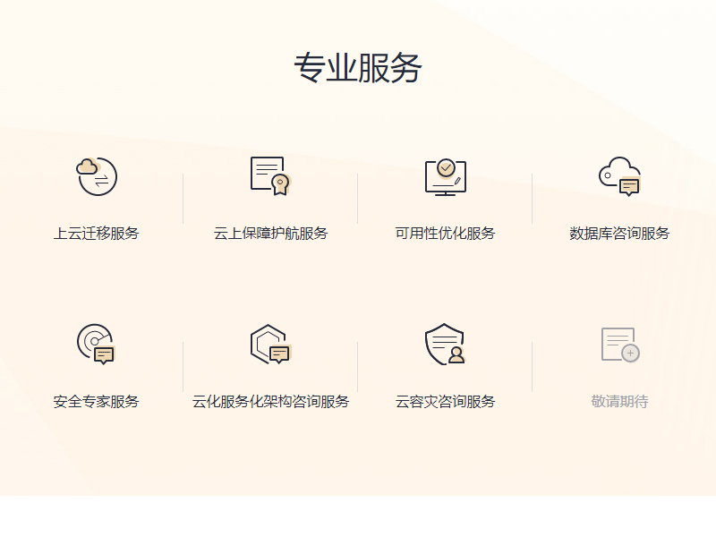 div css专业服务列表卡片悬停特效