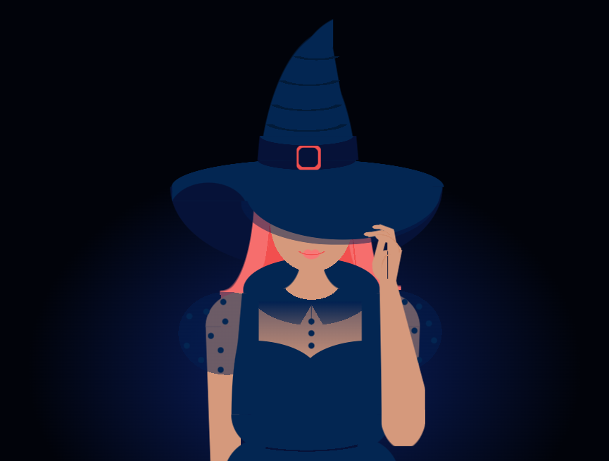 女巫创意设计，css动画效果代码参考