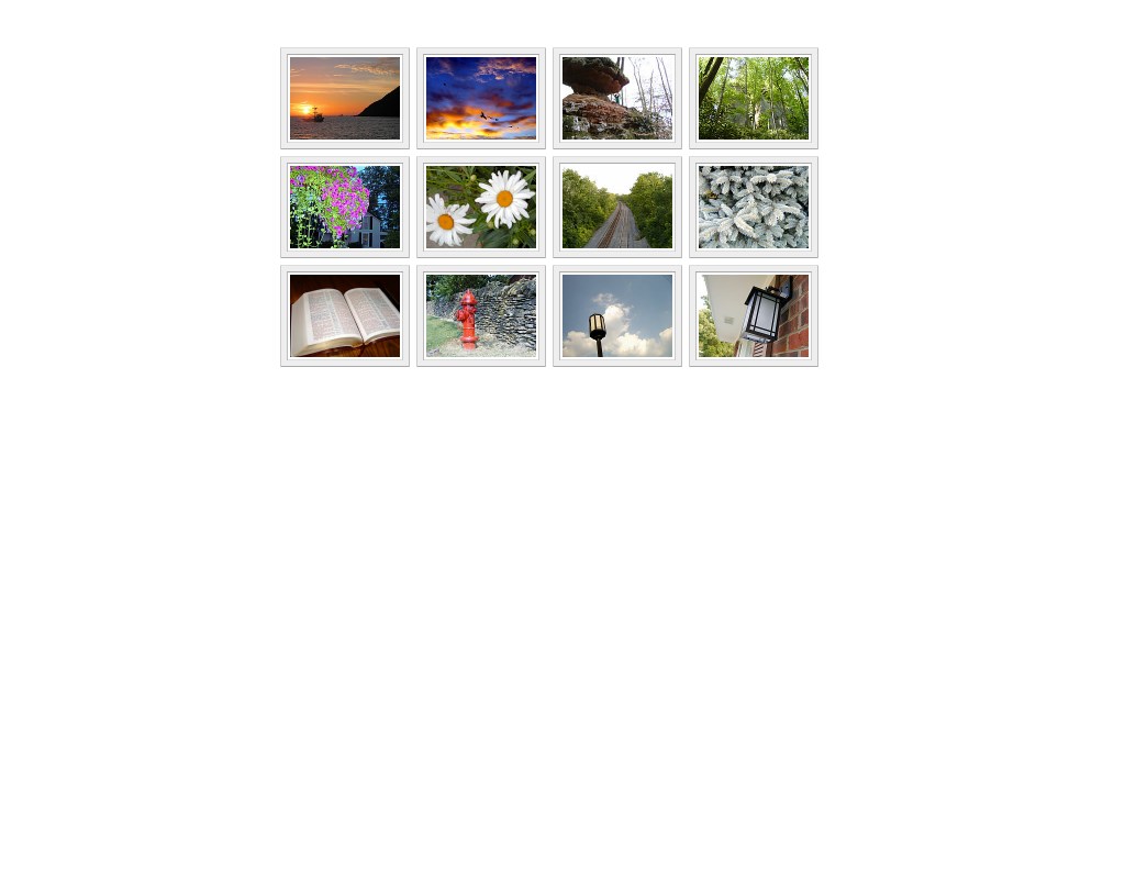 div css布局图像画廊A标签属性鼠标滑过显示大图片